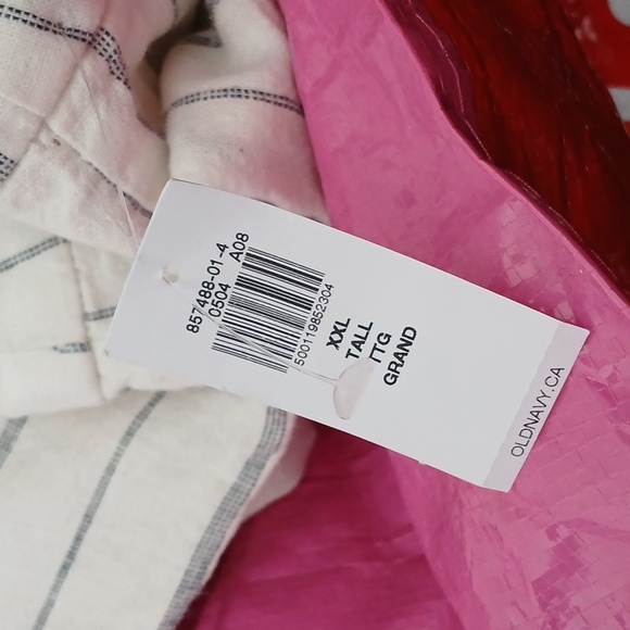 Linen Rayon Viscose Blend Wide Leg High Wasted Tall Fit Trousers - Picture 6 of 7